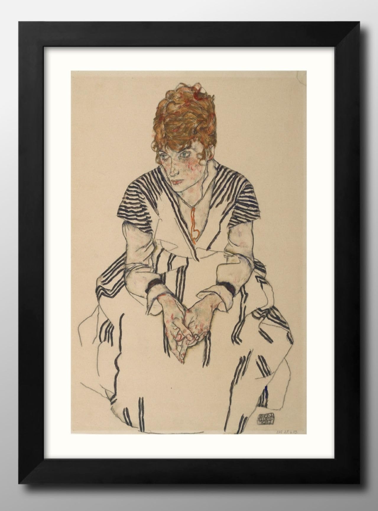 Amazon.co.jp: ポスター アート エゴン シーレ A3 サイズ 絵画 マット